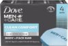 Dove Men Care Body + Face Bar, Clean Comfort, 4 Bars