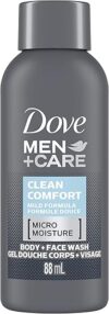 DOVE MEN + CARE Men + Care Hydrating Clean Comfort Body Wash, 3 oz