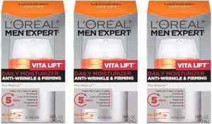 L’Oreal Paris Men Expert Vita Lift Anti-Wrinkle Moisture, 3 Count