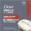 DOVE MEN + CARE Men’s Bar Soap Deep Clean, 10 Bars