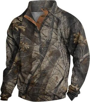 Generic Men's Camo Performance Pullover Sportswear