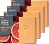 DOVE MEN + CARE Men’s Cleansing Bar Soap, Blood Orange