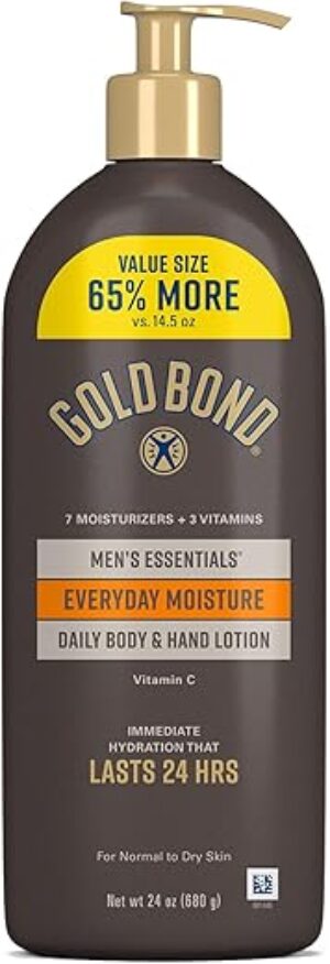Gold Bond Men’s Essentials Daily Moisture Lotion, 24 oz