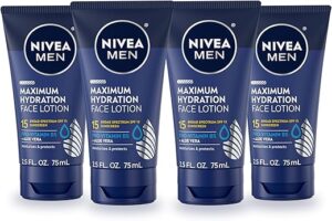 Nivea Men Men’s Face Lotion SPF 15, 4 Pack