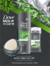 Dove Men’s Gift Set – Face Wash, Antiperspirant, Shower Tool (3 Piece Set)