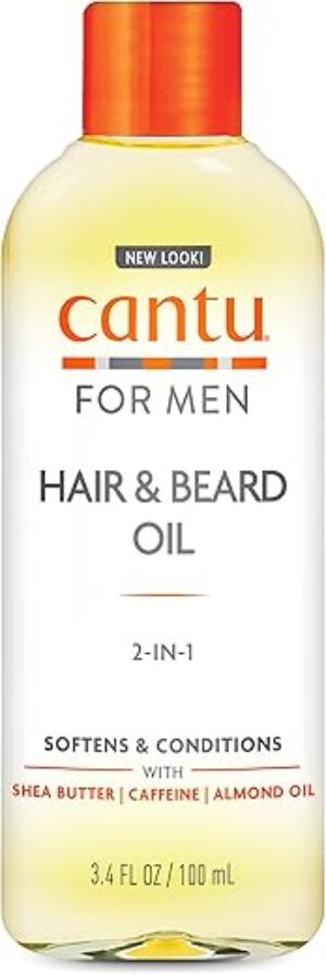 Cantu Men's Hair & Beard Oil, 3.4 fl oz
