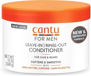 Cantu Men's Leave-In Rinse-Out Conditioner, 13 oz