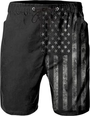 FT FENTENG Mens Quick Dry Swim Trunks