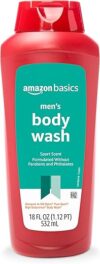 Amazon Basics Men’s Sport Scent Body Wash, 18oz