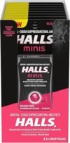 Halls Minis Watermelon Flavor Sugar Free Cough Drops