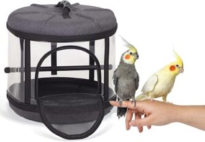 K&H Pet Products Mod Bird Carrier Travel Cage, 360 View