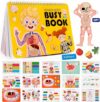Freebear Montessori Busy Book For Kids, Anatomy