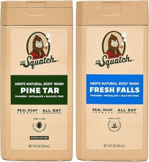 Dr. Squatch Natural Body Wash - Pine Tar + Fresh Falls
