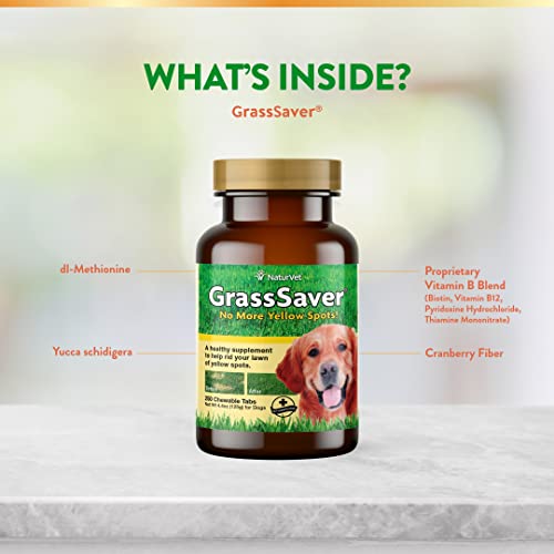 NaturVet GrassSaver Dog Supplement - Neutralizes Urine - Image 5
