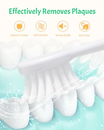 NELL&WELL Kids Electric Toothbrush, 3 Modes, Waterproof - Image 2