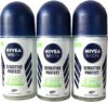 NIVEA Nivea Men’s Sensitive Protect Roll On Deodorant (Pack of 3)