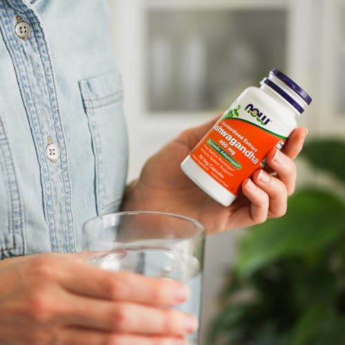 NOW Foods Ashwagandha 450 Mg Immune Support Capsules - Image 5