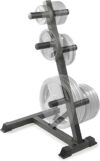 MARCY Olympic Weight Plate Tree Storage Rack