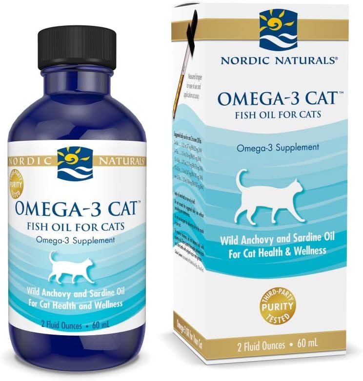 Nordic Naturals Omega-3 Fish Oil For Cats, Unflavored