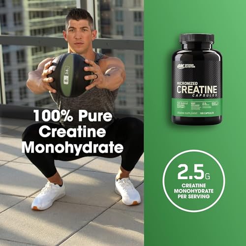 Optimum Nutrition Creatine Monohydrate 100 Capsules + HMB 90 Capsules - Image 4