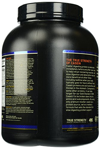 Optimum Nutrition Gold Standard Casein Protein Powder, Vanilla - Image 3