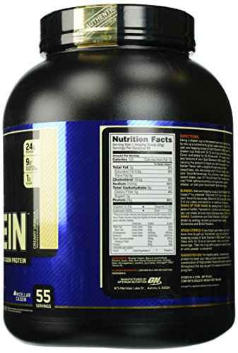 Optimum Nutrition Gold Standard Casein Protein Powder, Vanilla - Image 2