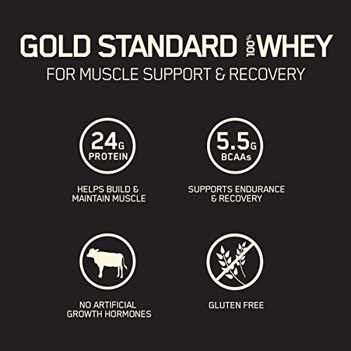 Optimum Nutrition Gold Standard Whey Protein Powder, Chocolate Peanut Butter - Image 2