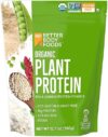 BetterBody Foods Organic Plant Based Protein Powder, 12.7 Ounces