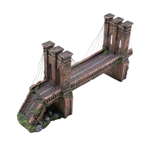 Penn-Plax Brooklyn Bridge Model For Large Aquariums - Image 5