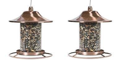 Perky-Pet Copper Panorama Bird Feeder - Image 2