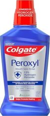 Colgate Peroxyl Antiseptic Mouthwash, Mild Mint, 500ml