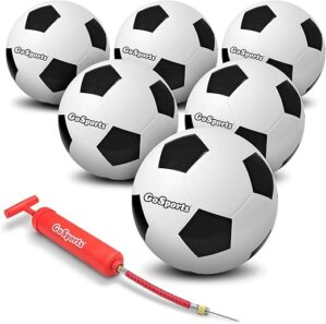 GoSports Playground Soccer Ball 6 Pack Set