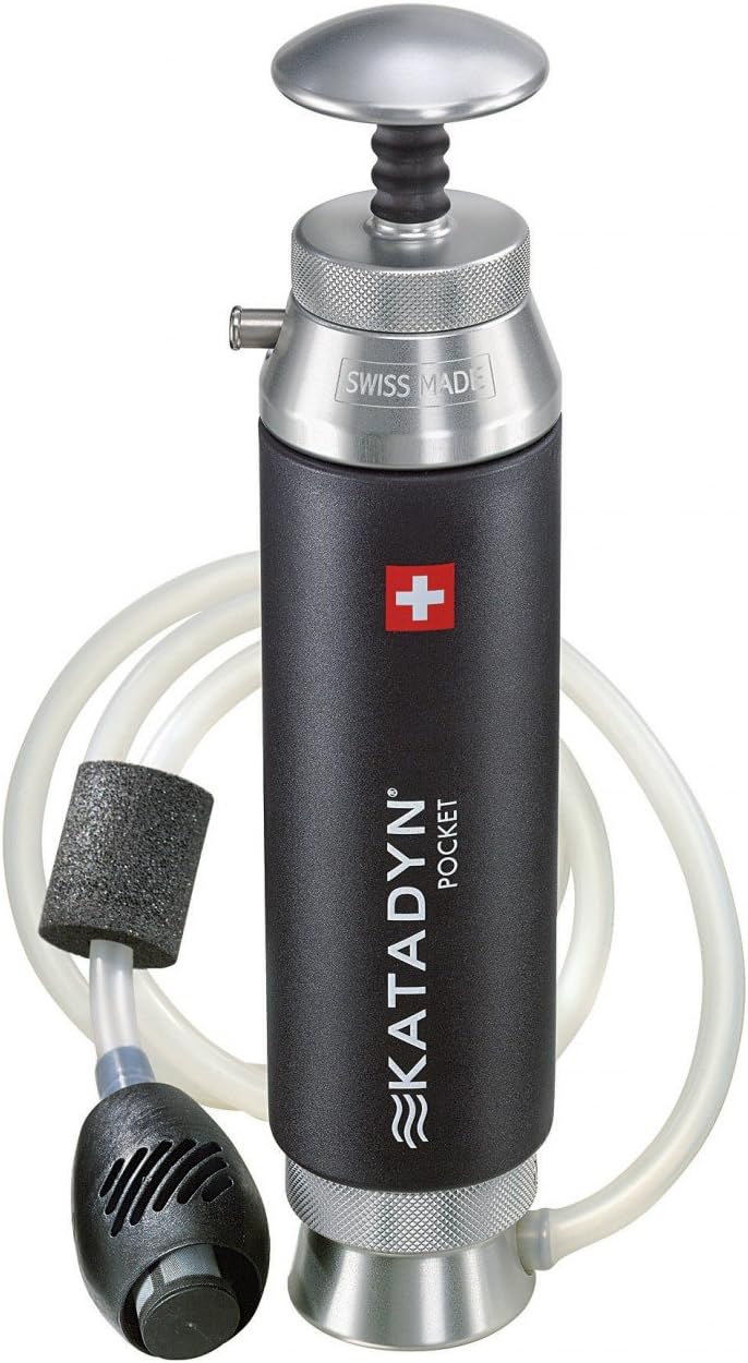 Katadyn Pocket Water Filter For Backpacking & Camping