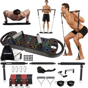 HOTWAVE Portable Exercise Equipment With 16 Accessories