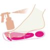 STICKONFEET Premium Spray Tan Feet Pads Protectors