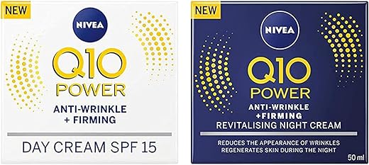 NIVEA Q10 SPF 15 Anti-Wrinkle Day & Night Cream, 50 ml