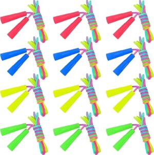 Ytaolis Rainbow Jump Rope Set, 12 Pack