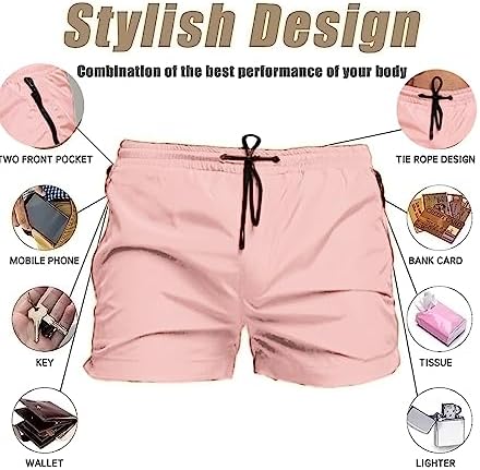 Redqenting Mens Quick Dry Swim Trunks With Pockets - Image 5