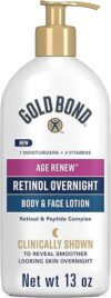 Gold Bond Retinol Overnight Body & Face Lotion, 13 oz