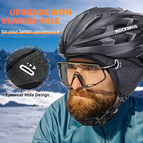 ROCKBROS Winter Windproof Cycling Hat With Visor - Image 2