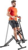 Sunny Health & Fitness Row-N-Ride Plus Squat Machine 077PLUS