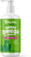 Zesty Paws Salmon Omega Oil With Hemp For Pets