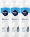 Nivea Men Sensitive Cooling Shave Gel, 3 Pack