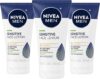 Nivea Men Sensitive Face Lotion SPF 15, 3 Pack