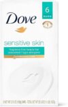 Dove Sensitive Skin Unscented Bath Bars (6-Pack)