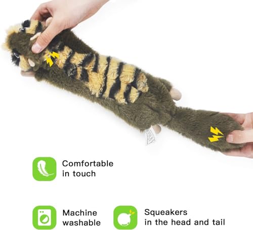 SHARLOVY Dog Squeaky Crinkle Toys 6 Pack - Image 2