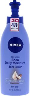 NIVEA Shea Nourish Body Lotion, 48-Hour Moisturizing