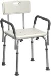 Medline Shower Chair With Padded Armrests And Back