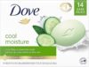 Dove Skin Care Beauty Bar Cucumber Green Tea 3.75 oz, 14 Bars
