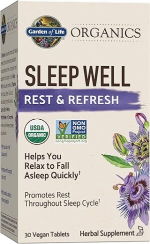 Garden of Life Sleep Well Rest & Refresh Tablets